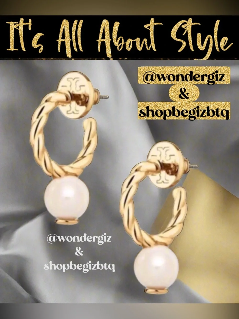 🔥🔥🔥Tory Burch Authentic Earrings At Awesome Prices To Buy Now & Save Price Firm